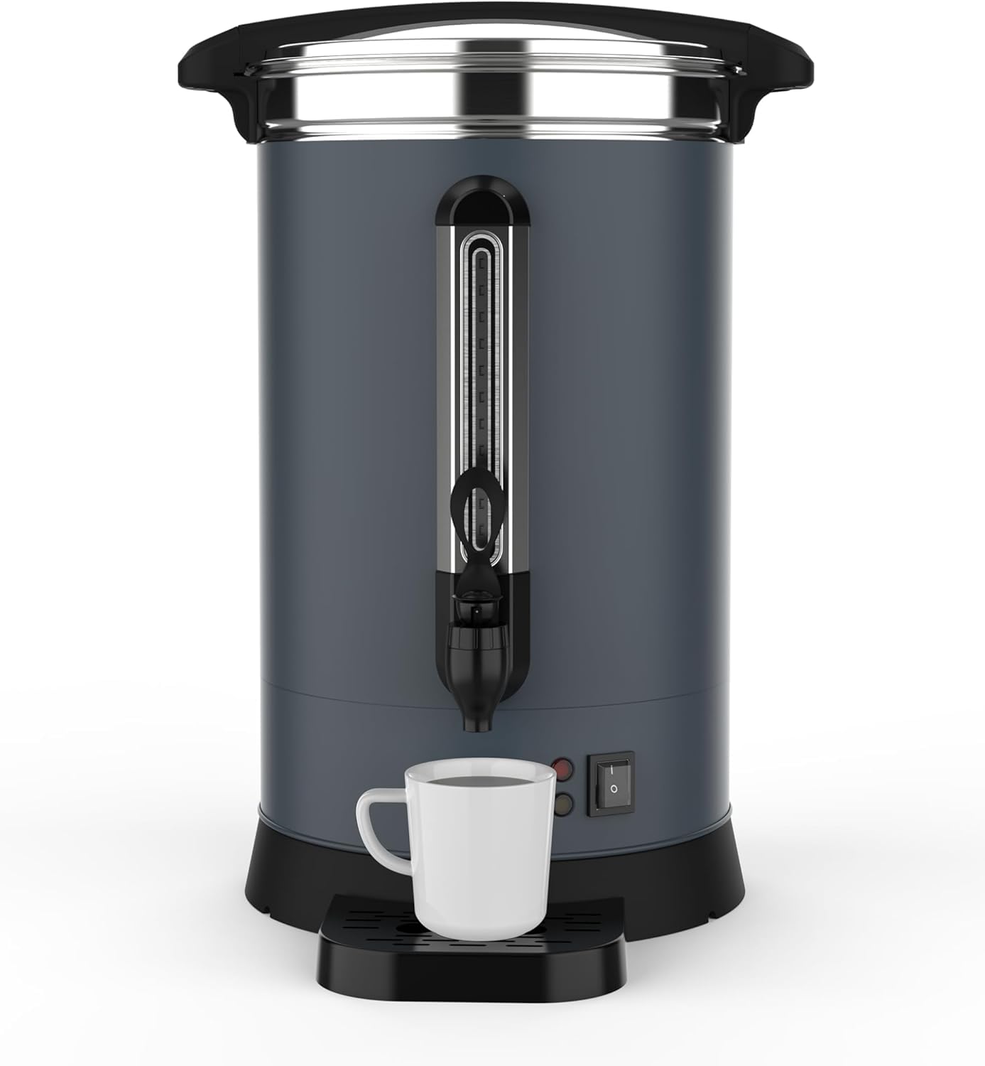 **TrailBlaze 120 Cups (18L/4.8 Gallon) Commercial Coffee Urn - Electric Double Wall Insulated Coffee Dispenser for Large Capacity Hot Coffee & Water - Perfect for Meetings, Weddings, Catering & Parties**