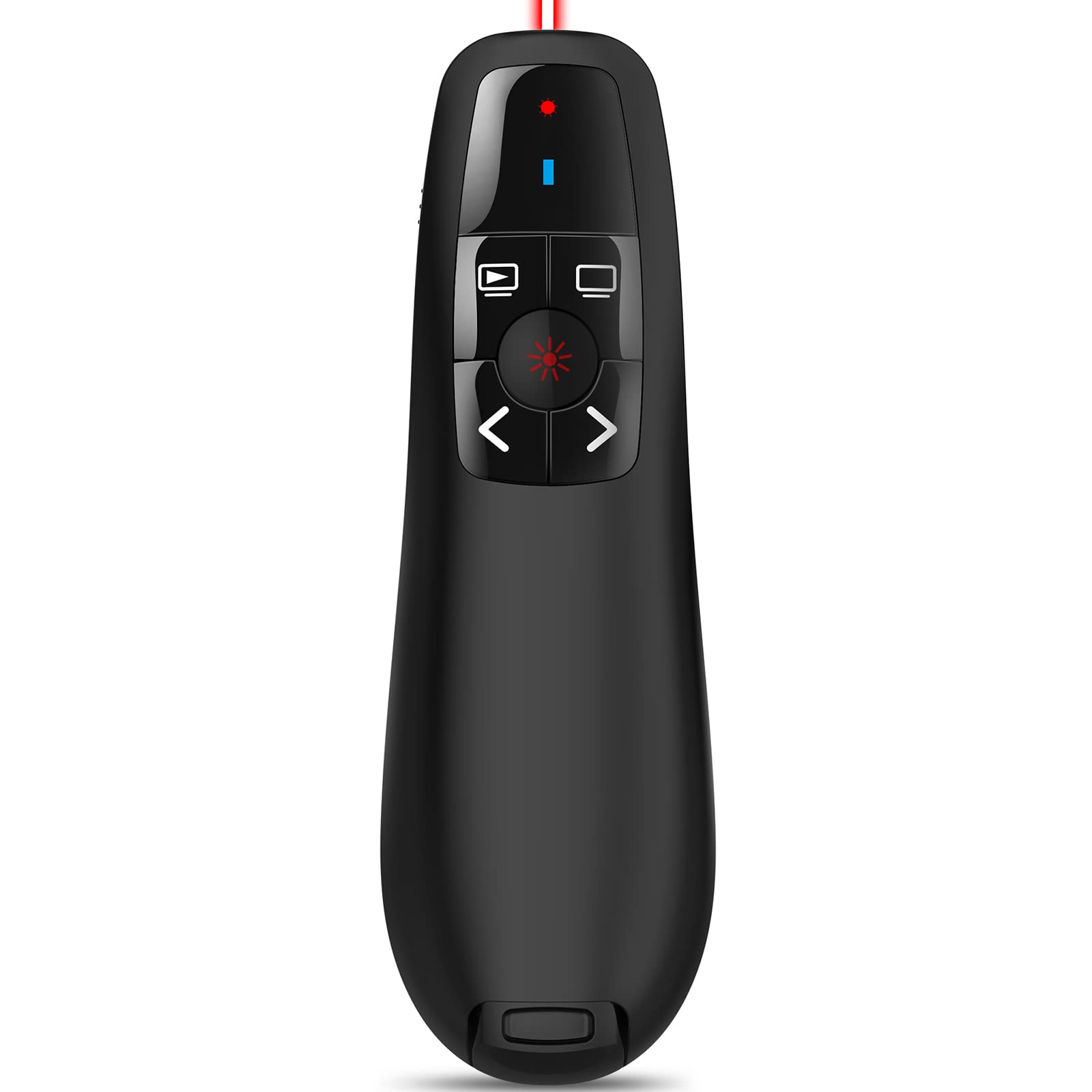 Wireless PowerPoint Presentation Clicker - USB Remote Presenter Pointer for Teachers, MacBook & Classroom Use | Slide Advancer for Laptops, Meetings & Online Presentations