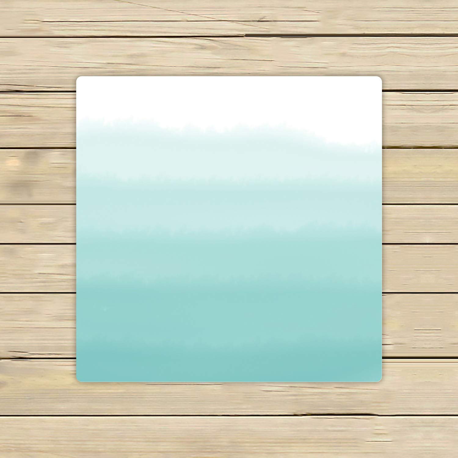 ABPHQTO Turquoise Green Ombre Towels - 13x13 Inch Soft & Absorbent Beach, Bath, Pool, Spa & Travel Towels - Perfect for Swimming, Yoga, Gym & Outdoor Activities