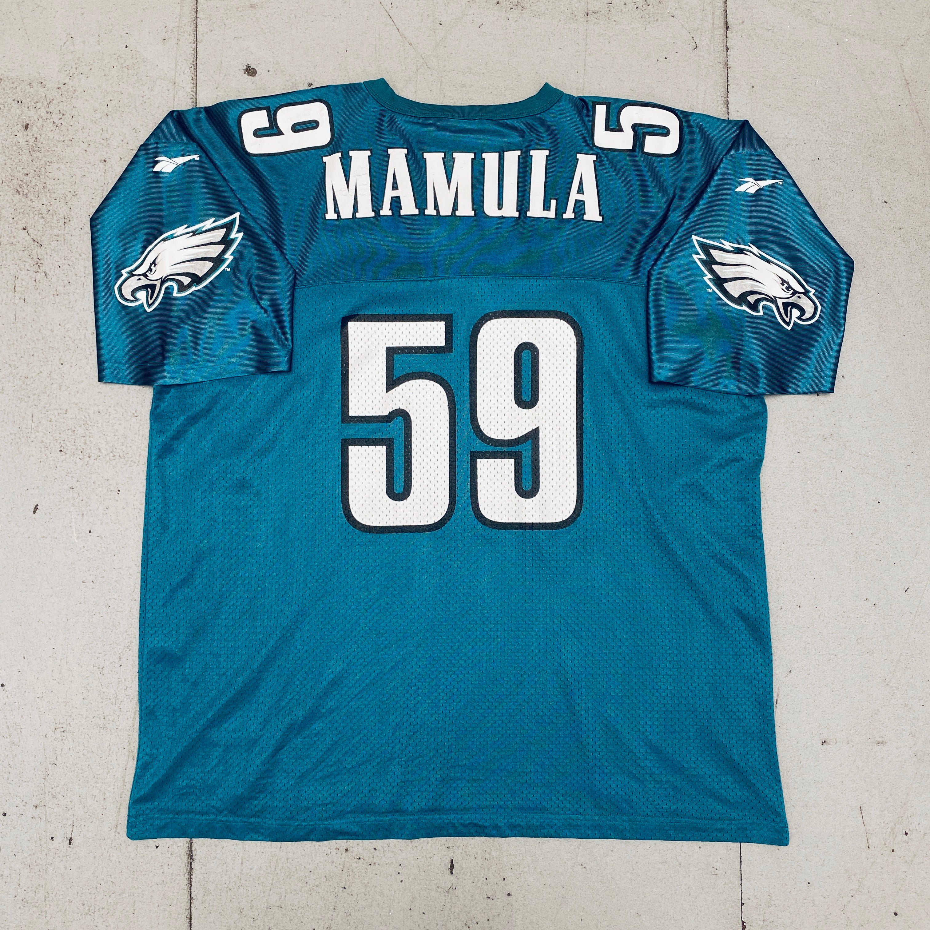 Philadelphia Eagles Mike Mamula 1996/97 Vintage NFL Jersey XXL - Authentic Football Fan Gear for Game Day & Sports Memorabilia Collectors