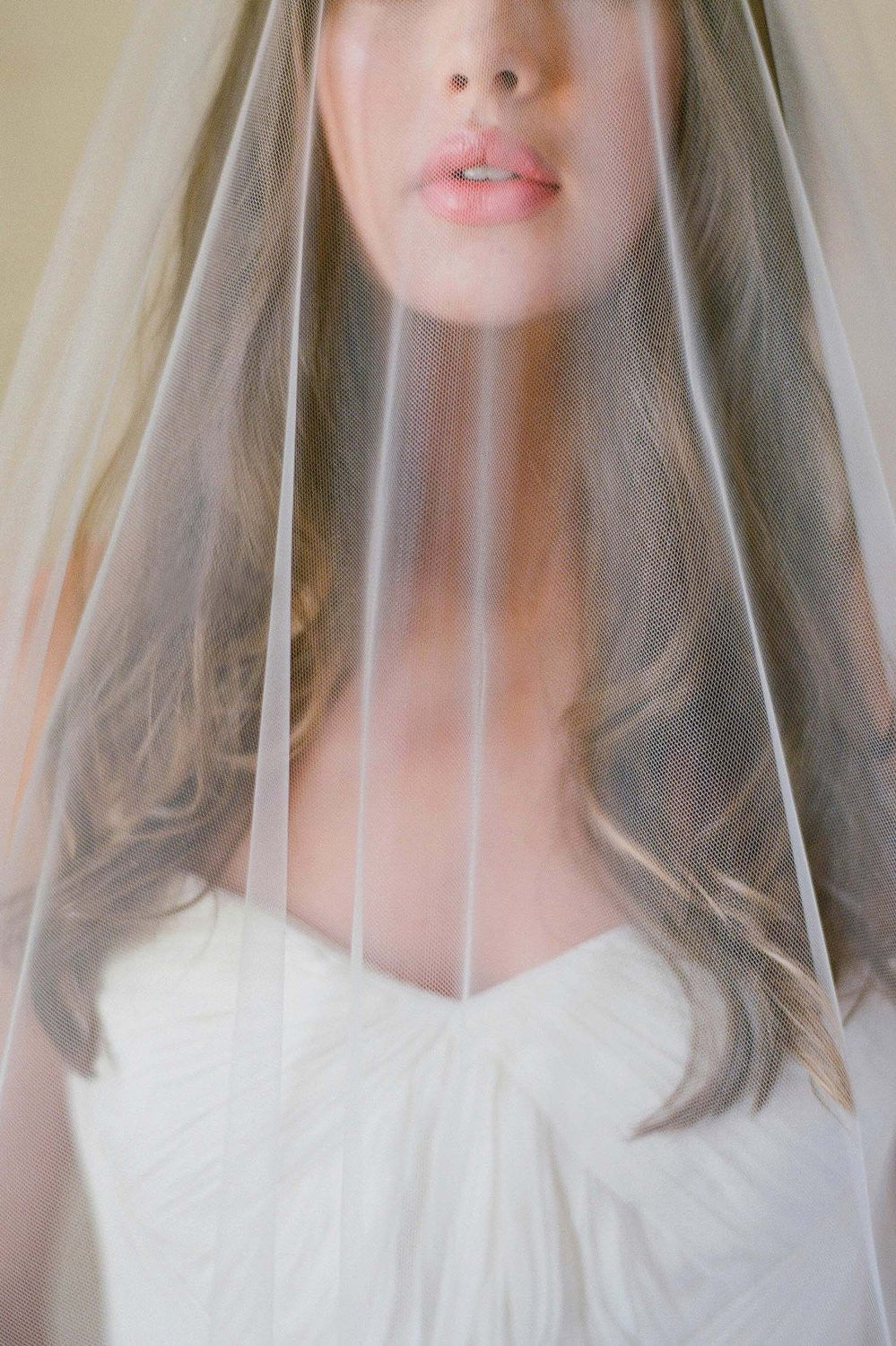 Ethereal Luxury Blusher & Cathedral Veil - Soft Pink Cheek Makeup & Bridal Accessory for Weddings, Photo Shoots & Special Events