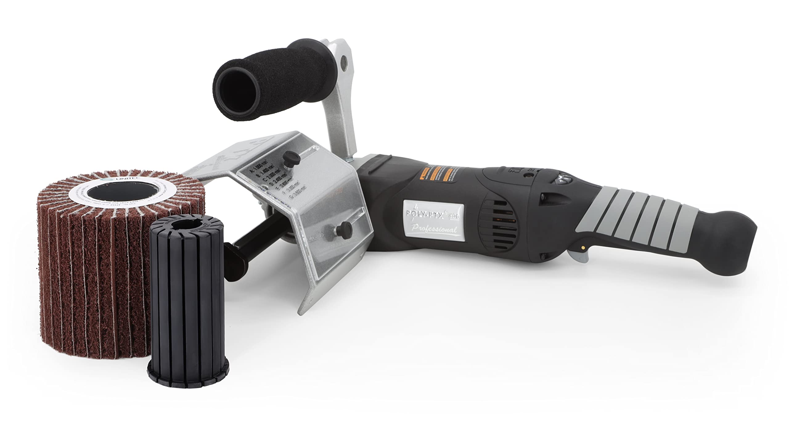 CS Unitec PTX ECO Smart Variable Speed Multi-Purpose Buffer Polisher & Grinder Tool for Metal Finishing - Perfect for Automotive Detailing, Woodworking & DIY Projects