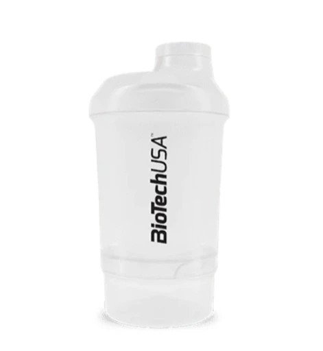 Biotech Wave+ Nano Shaker Bottle - Premium Protein Shaker with Mixing Ball for Gym, Workout & Fitness - Perfect for Protein Powder, Pre-Workout & Post-Workout Drinks