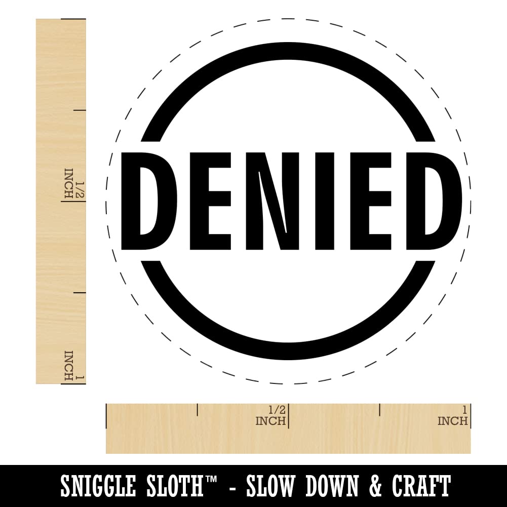 Self-Inking Rubber Stamp - 1 Inch Medium Circle Stamp with Black Ink for Crafting, Planners, Scrapbooking & Document Organization - Perfect for DIY Projects, Office Use & Gift Wrapping
