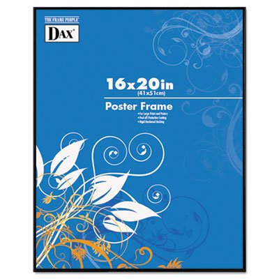 Coloredge 16x20 Poster Frame with Clear Plastic Window - Black (10 Pack) - Perfect for Artwork, Photos, and Office Decor