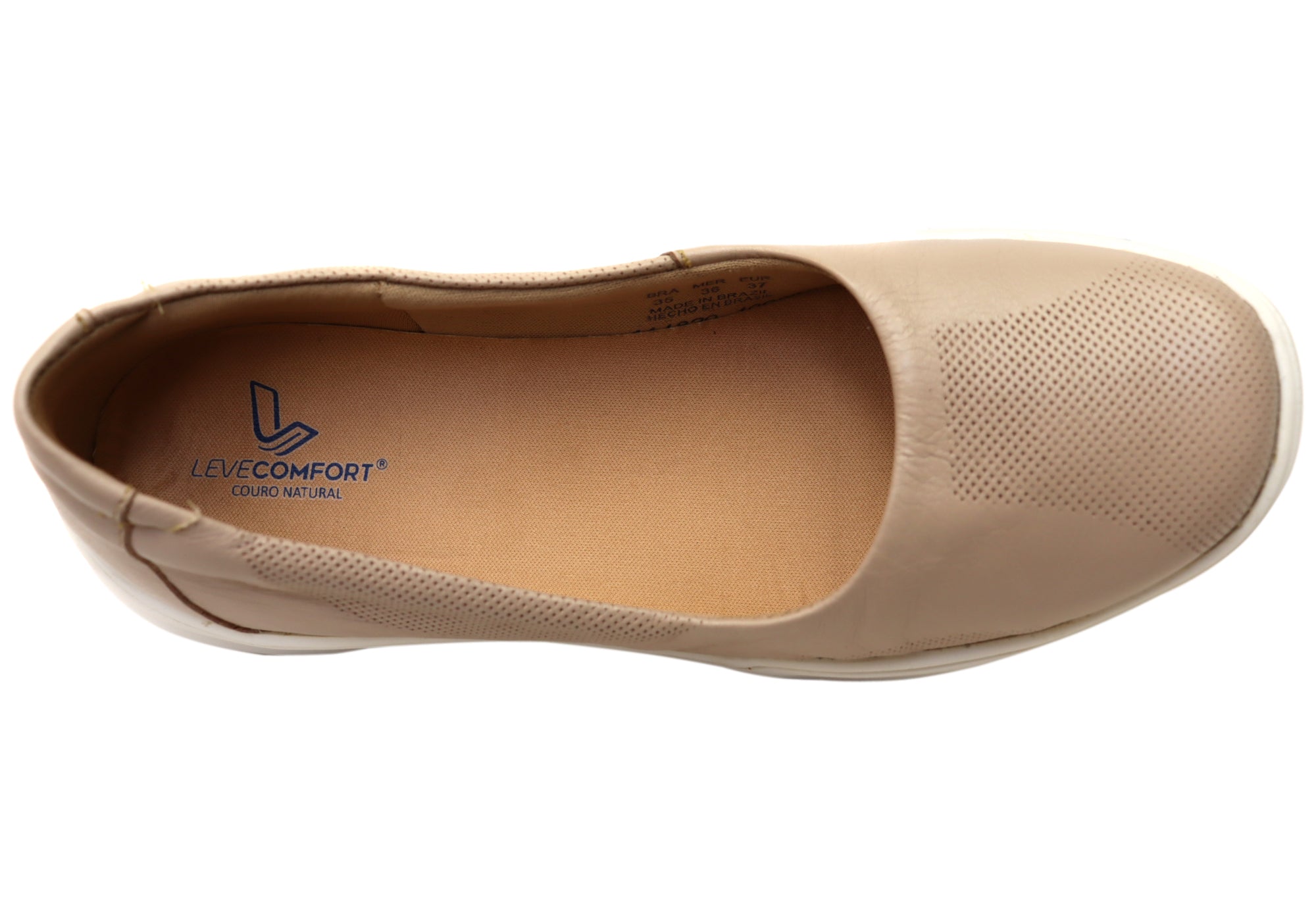 Levecomfort Ivone Women's Comfortable Brazilian Leather Shoes - Perfect for Casual Wear, Office & Walking