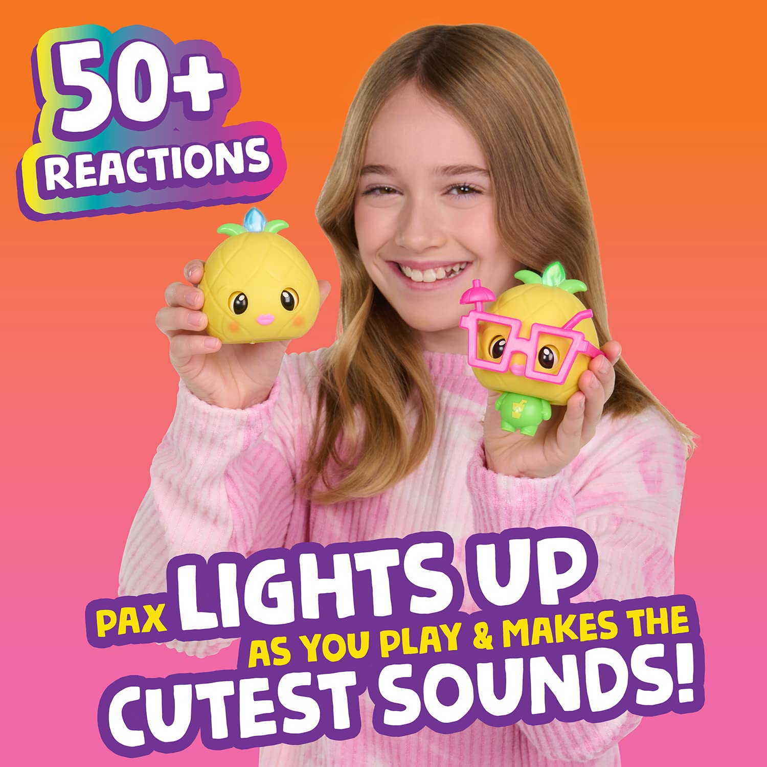 My Squishy Little Pineapple - Interactive Collectible Doll with Cute Accessories - Perfect for Kids Playtime, Birthday Gifts & Kawaii Decor