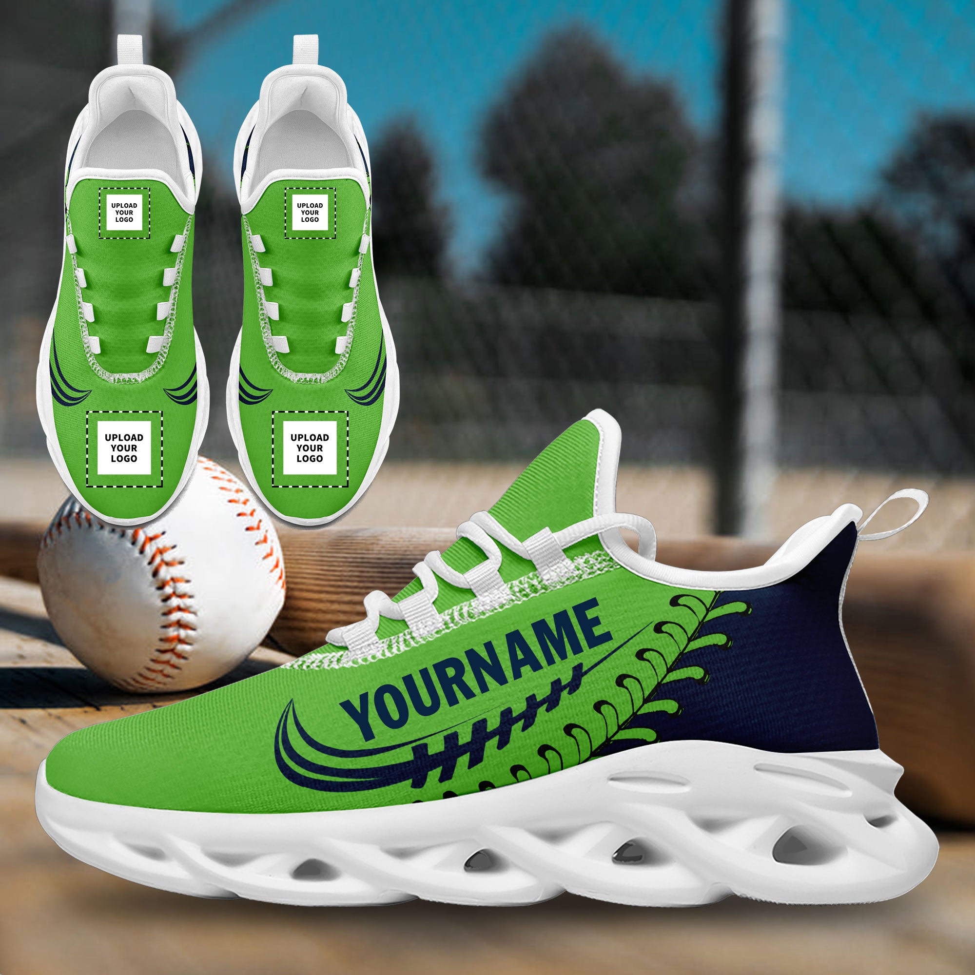 Custom Green MaxSoul Jersey, Shoes & Hat Combo - Personalized Sports Outfit for Basketball, Football & Fan Gear - Perfect for Games, Training & Team Spirit