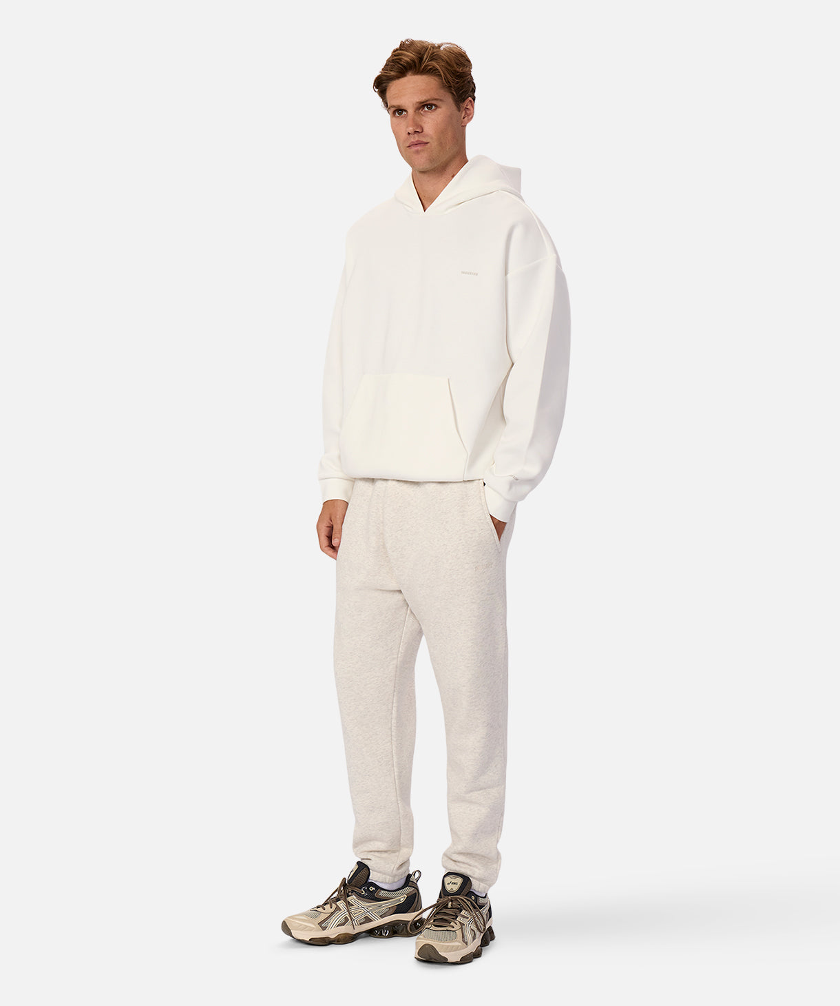 Premium Tech Del Sur Hoodie - Polar White | Soft & Comfortable Pullover for Men & Women | Perfect for Casual Wear, Gym & Outdoor Activities
