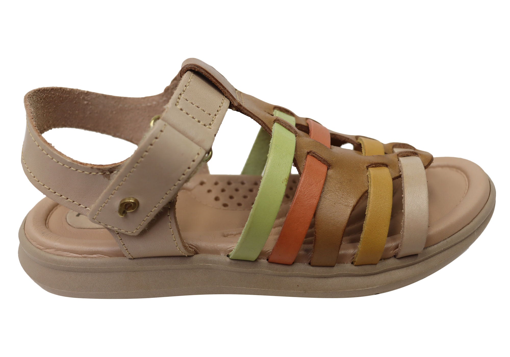 Eisha Women's Comfortable Leather Sandals - Handmade in Brazil - Perfect for Beach, Vacation & Summer Outfits