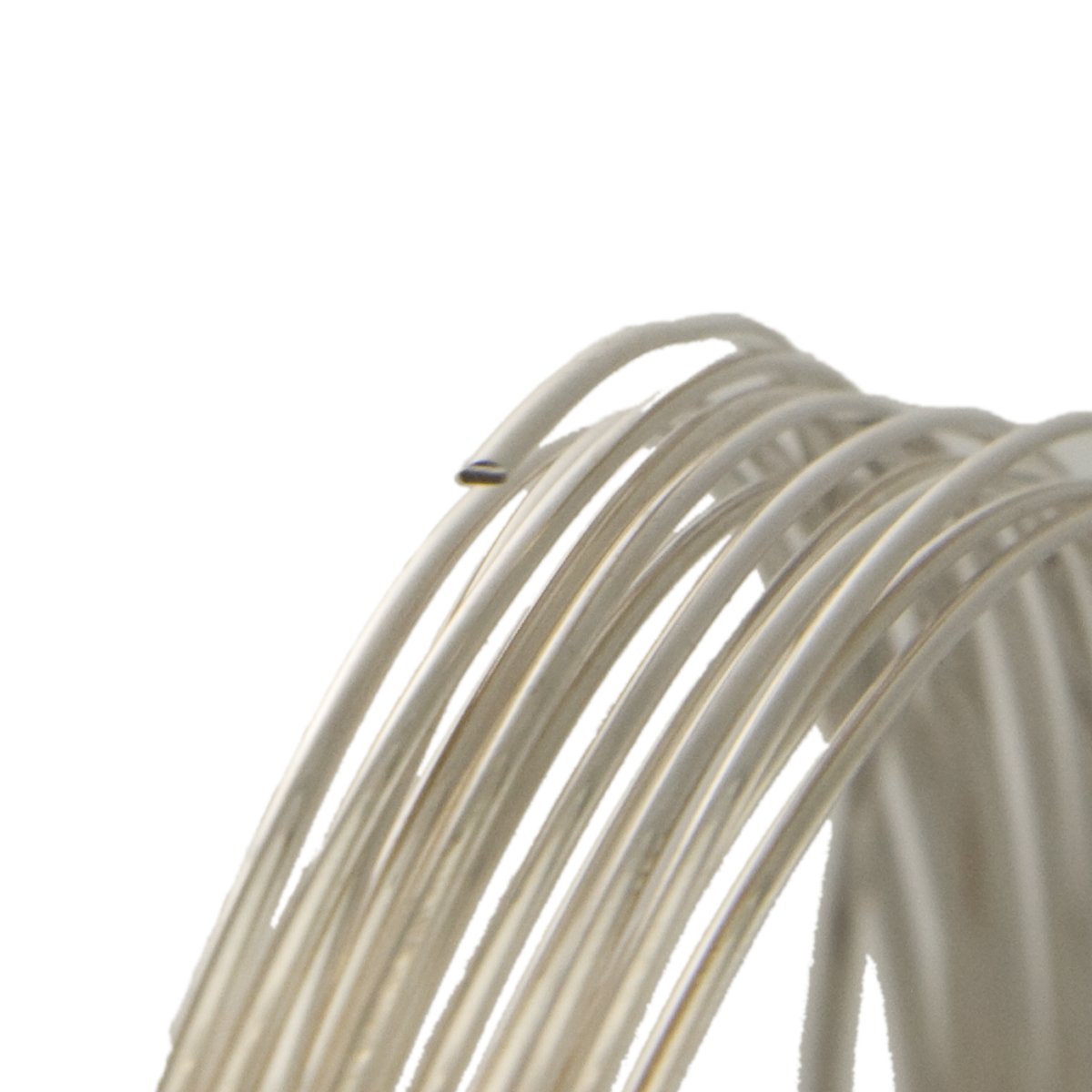 16 Gauge Half Round Dead Soft Argentium .930 Silver Wire - 25FT for Jewelry Making, DIY Crafts, and Wire Wrapping Projects