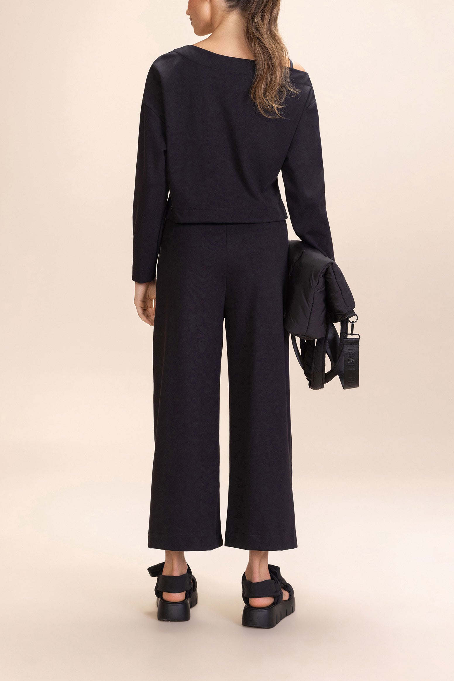 Galax Knit Asymmetrical Sweatshirt for Women | Trendy Oversized Pullover | Casual Streetwear & Loungewear | Perfect for Fall Outfits and Coffee Dates