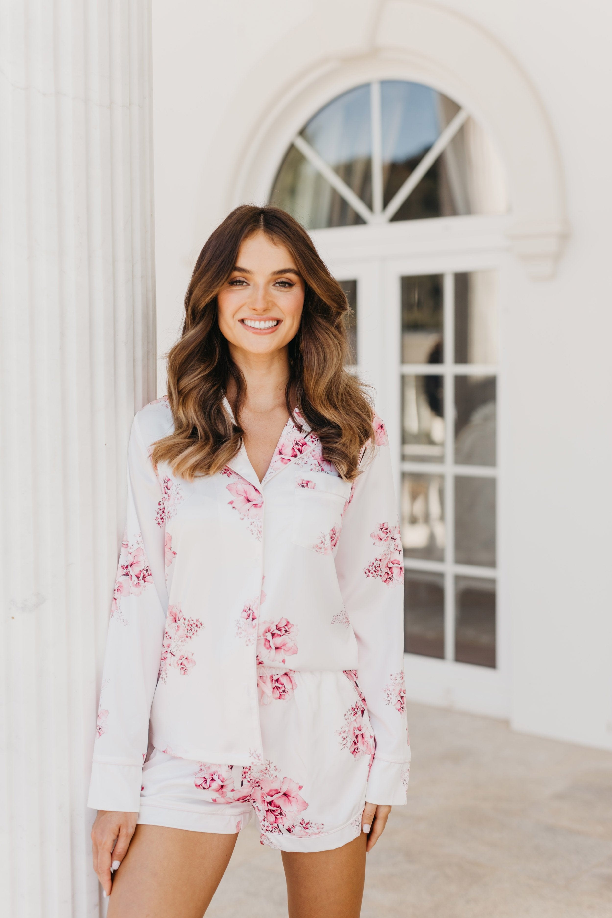 Romi Floral Printed Pajama Set for Women - Soft & Comfortable Sleepwear - Perfect for Lounging, Bedtime & Relaxation