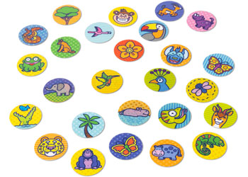 M&D Sticker Wow! Refill Stickers - Tiger Design for Kids, DIY Crafts, Scrapbooking & School Projects