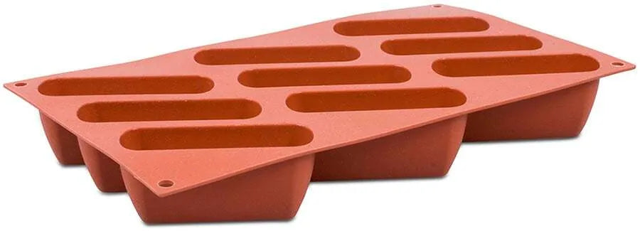 Non-Stick Orange Silicone Wedge Mold - 9 Cavities for Baking, Candy Making, and DIY Crafts - Perfect for Cupcakes, Chocolates, and Soap Making