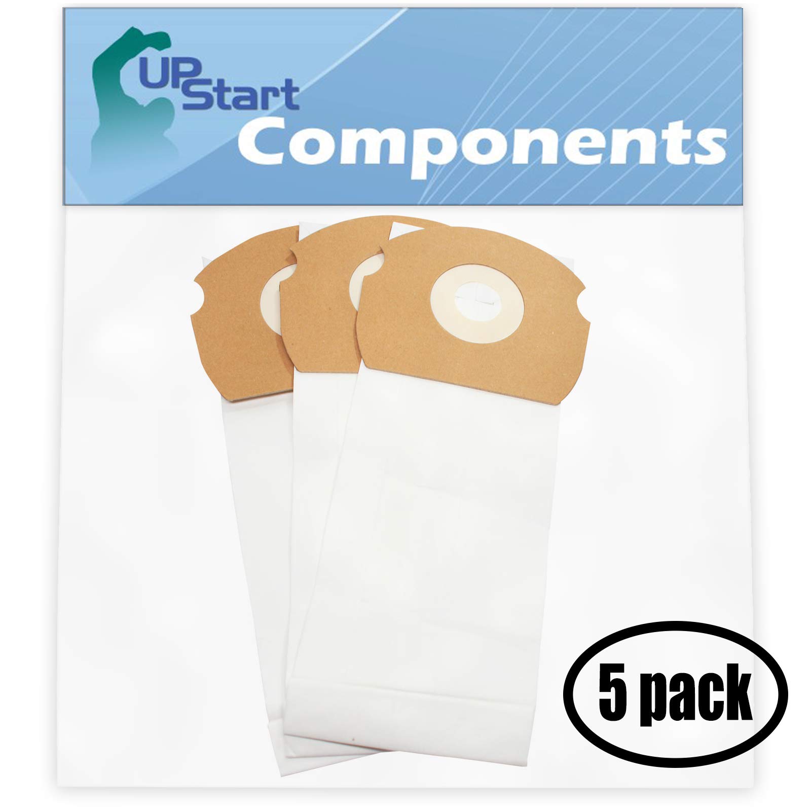 UpStart Battery 15 Replacement Vacuum Bags for Eureka Airspeed AS1050 - Compatible with Eureka 68155, AS Vacuum Bags (5-Pack, 3 Bags per Pack) - Perfect for Home Cleaning & Pet Hair Removal