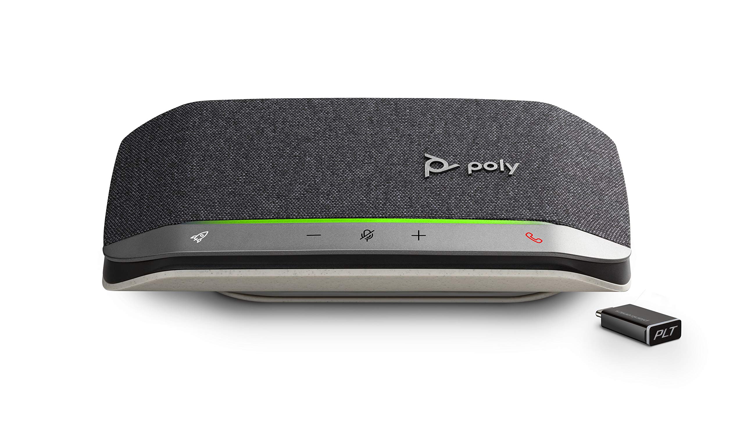 GTW Bundle with Poly SYNC 20+ USB-C Bluetooth Speakerphone - Wireless Conference Speaker with Dongle & Charger for Zoom, Webex, Google Meet, Microsoft Teams - Perfect for Home Office, Remote Work, Online Classes & Video Conferencing