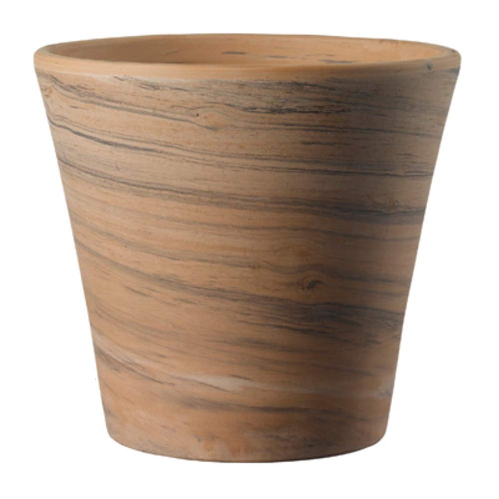 Deroma 3r16wp99z Duo 2-Tone Cone Pot - Clay Flower Planters (Pack of 10) - Perfect for Indoor Succulents, Herbs & Home Decor