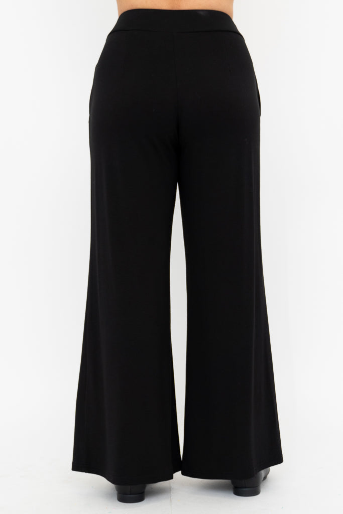 Jondo Bamboo Pants for Men & Women - Soft & Breathable Black Bamboo Fabric - Perfect for Yoga, Lounge & Travel