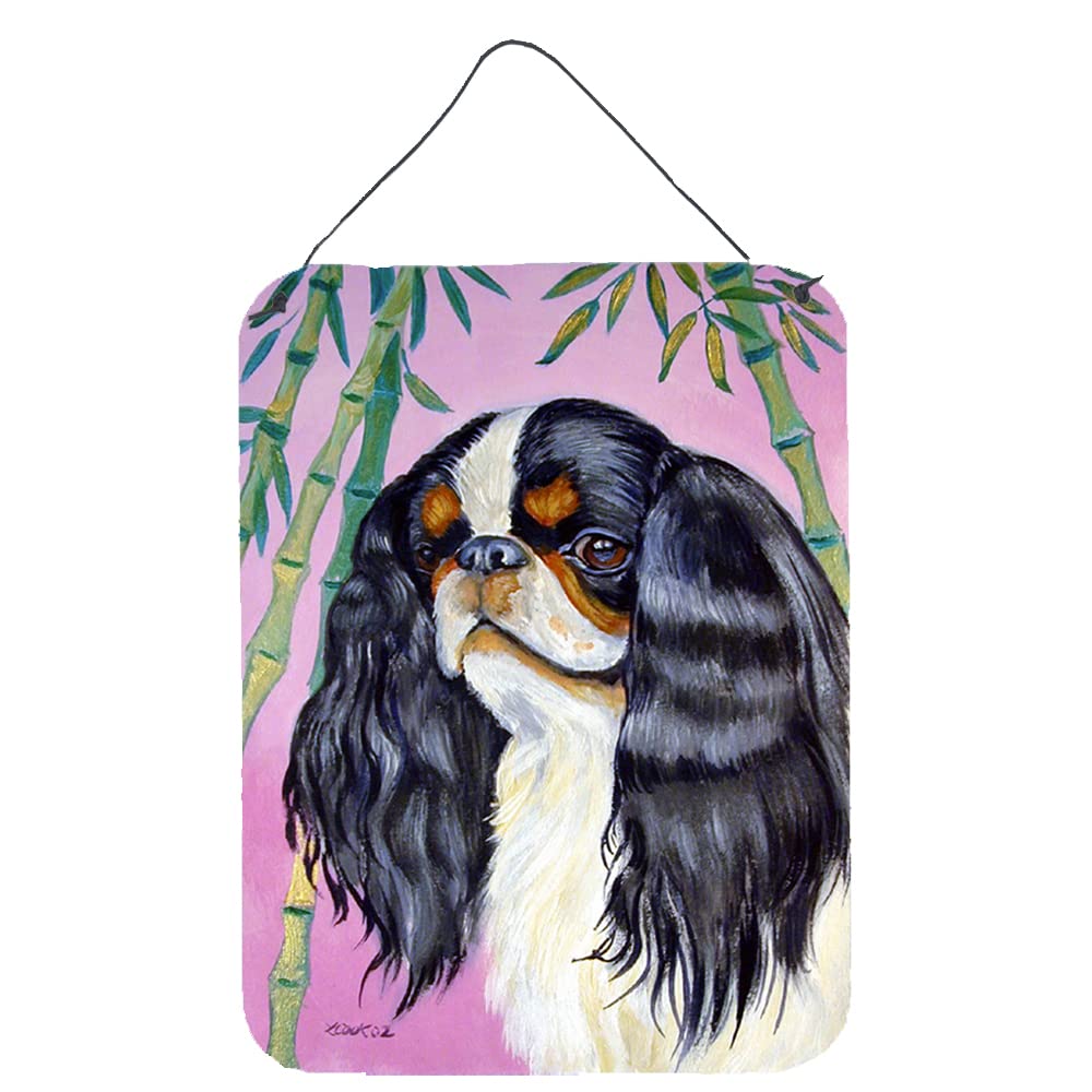 English Toy Spaniel Wall Decor - 12x16 Aluminum Metal Sign for Kitchen, Bar, Bathroom & Front Door | Vintage Home Plaque by Caroline's Treasures | Perfect for Pet Lovers & Classic Interior Design