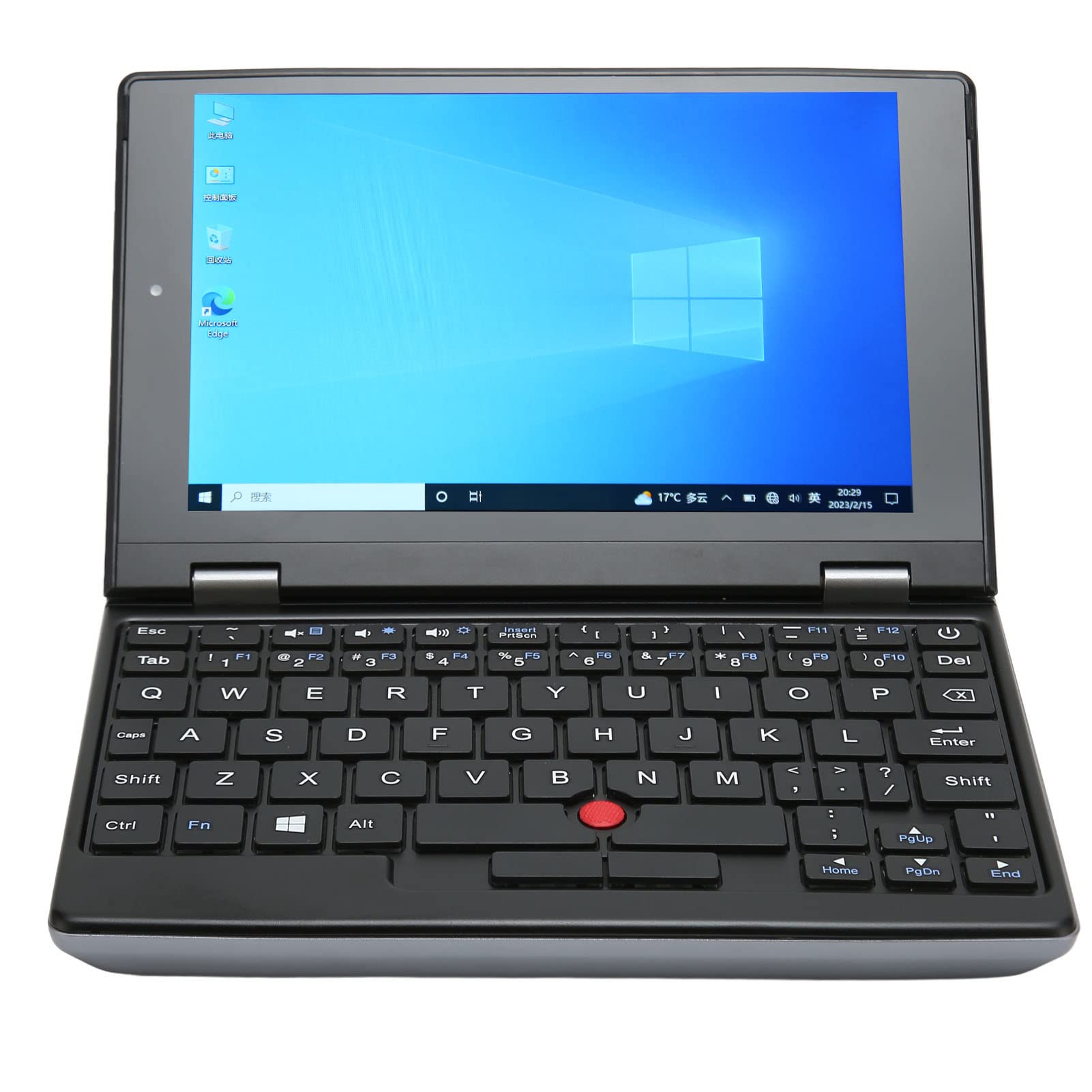 7 Inch Mini Laptop with Intel J4105 CPU, 12GB RAM & 128GB Storage - Portable Windows 10/11 Notebook with 2MP 30fps Camera, 2xUSB 3.0 Ports & US Plug - Perfect for Travel, Business & Remote Work