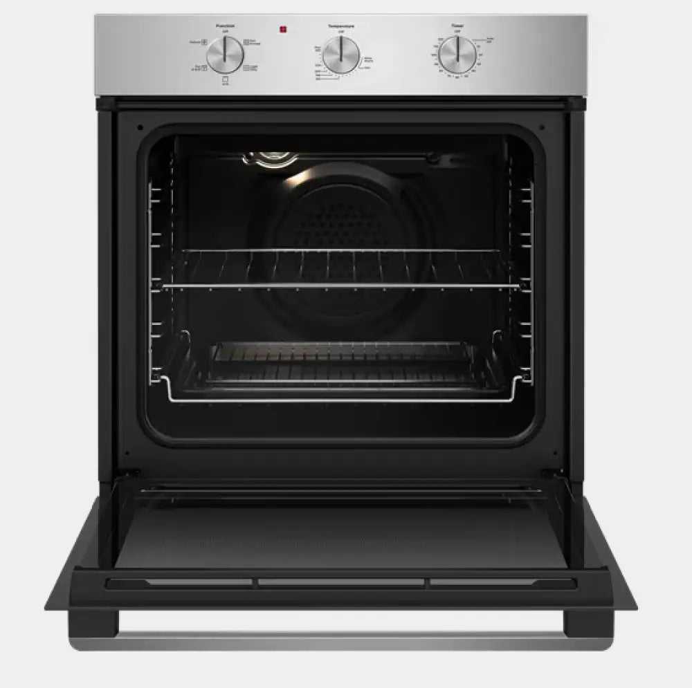 Westinghouse WVE6314SD 60cm Stainless Steel Multi-Function Oven - Built-in Electric Oven with Convection, Grill & Baking Functions for Home Kitchen Cooking & Baking