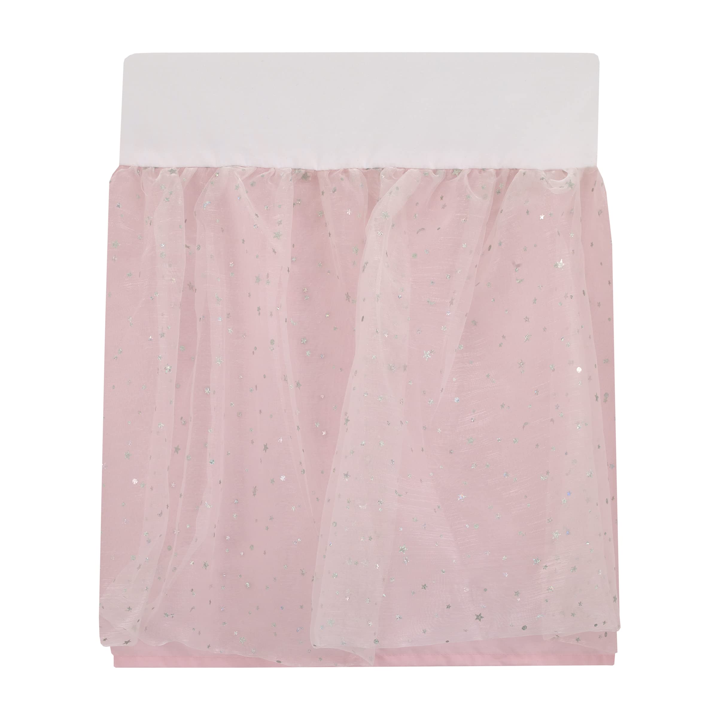 Disney Princess Enchanting Dreams Pink & White 3-Piece Crib Bedding Set - 100% Cotton Baby Nursery Comforter, Fitted Sheet & Skirt | Soft & Safe for Newborns, Perfect for Girls' Nursery Decor & Baby Shower Gifts