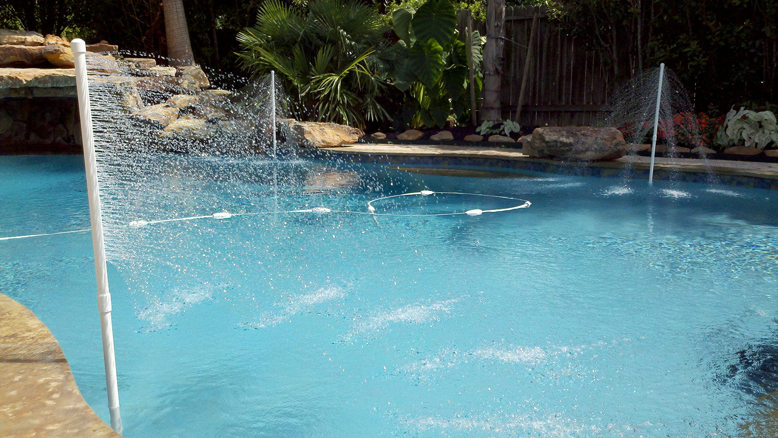 Pool Cooler for Above Ground & Inground Pools - DIY Installation Kit Lowers Water Temperature by 8-10°F - Energy-Free Cooling System for Hot Summer Days (Perfect for Backyard Parties, Family Gatherings & Relaxation)