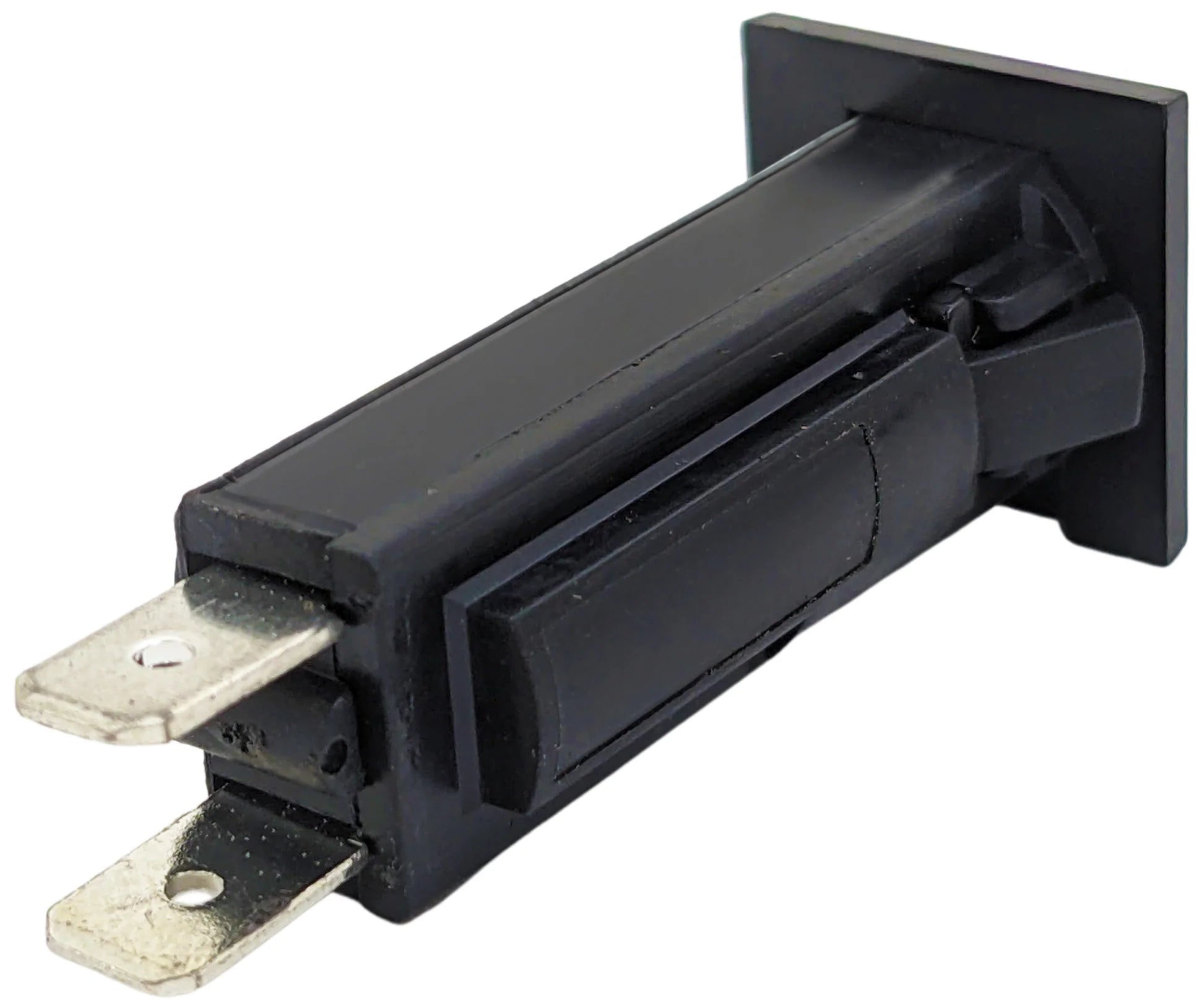 0.25A Thermal Circuit Breaker, 1 Pole, 250V AC / 32V DC, Snap-in Panel Mount with Push to Reset Actuator (W28 XQ1A 0.25) - Ideal for Automotive, Marine, and Industrial Electrical Protection