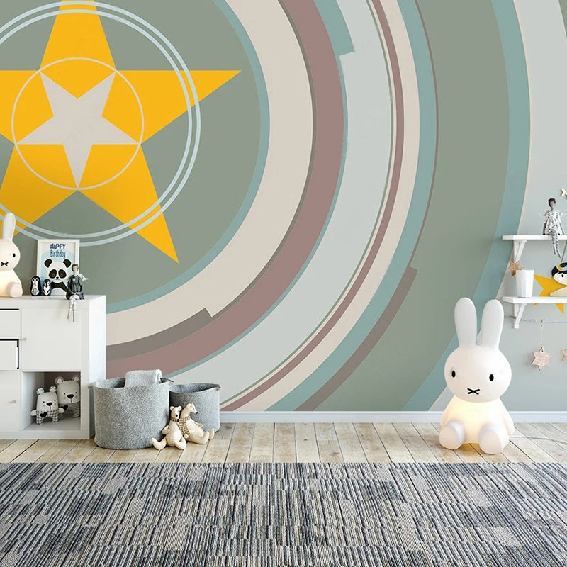 You Are a Star Nursery Wallpaper - Kids Room Wall Mural for Baby & Toddler Bedroom Decor - Space Themed Wallpaper for Children's Room
