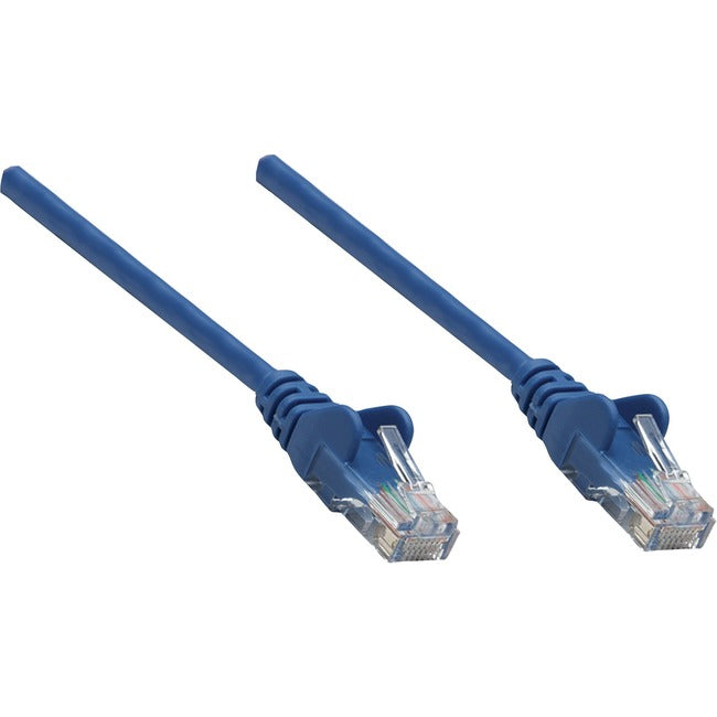 1.5 Ft Blue Cat5E Snagless Patch Cable - High Speed Ethernet Cable for Home Office, Gaming, and Networking - Reliable Internet Connection for Routers, Modems, PCs, and Laptops