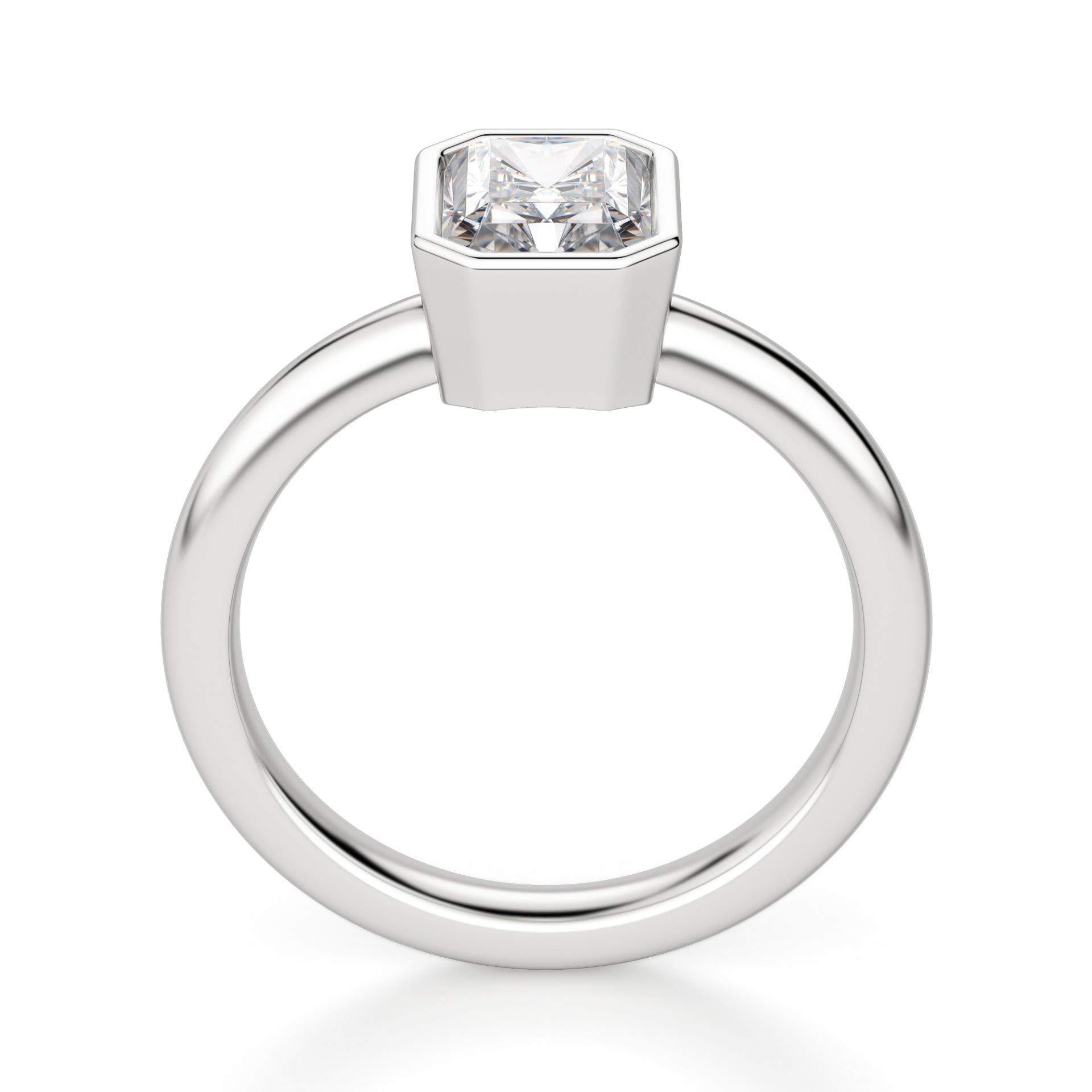 5 CT Radiant Cut Moissanite Engagement Ring Set for Women - Vintage Halo Solitaire Wedding Band, Anniversary Promise Ring - Perfect for Proposals, Bridal Jewelry & Special Occasions