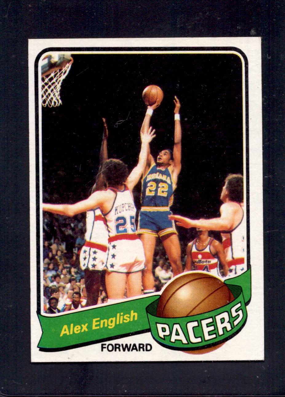1979-80 Topps #31 Alex English Indiana Pacers Rookie Basketball Card - Vintage NBA Collectible for Fans & Investors