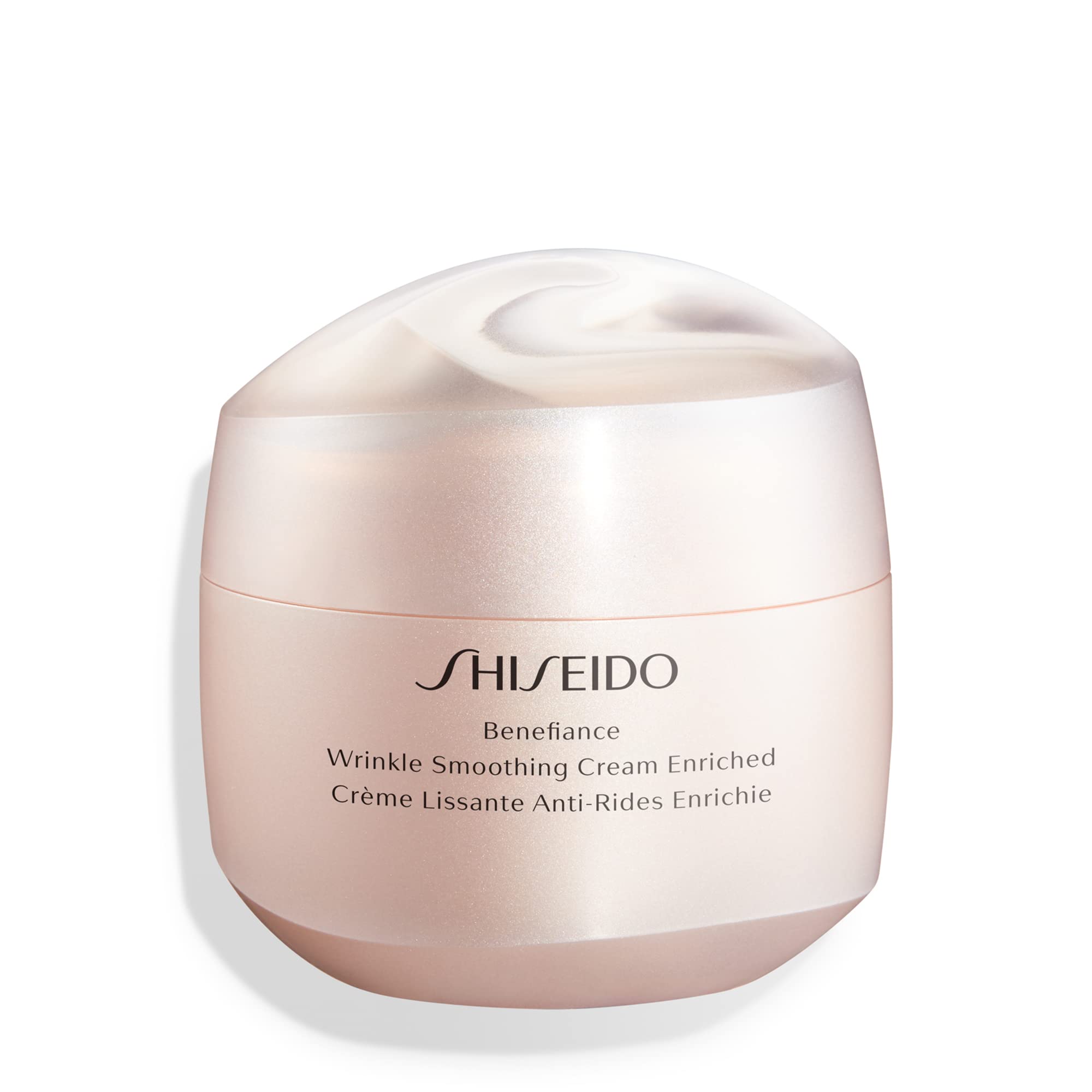 Shiseido Benefiance Wrinkle Smoothing Cream - 75mL Anti-Aging Moisturizer for Dry to Very Dry Skin - Visibly Reduces Wrinkles & Deep Hydration - Non-Comedogenic - Perfect for Nighttime Skincare Routine & Daily Anti-Aging Care