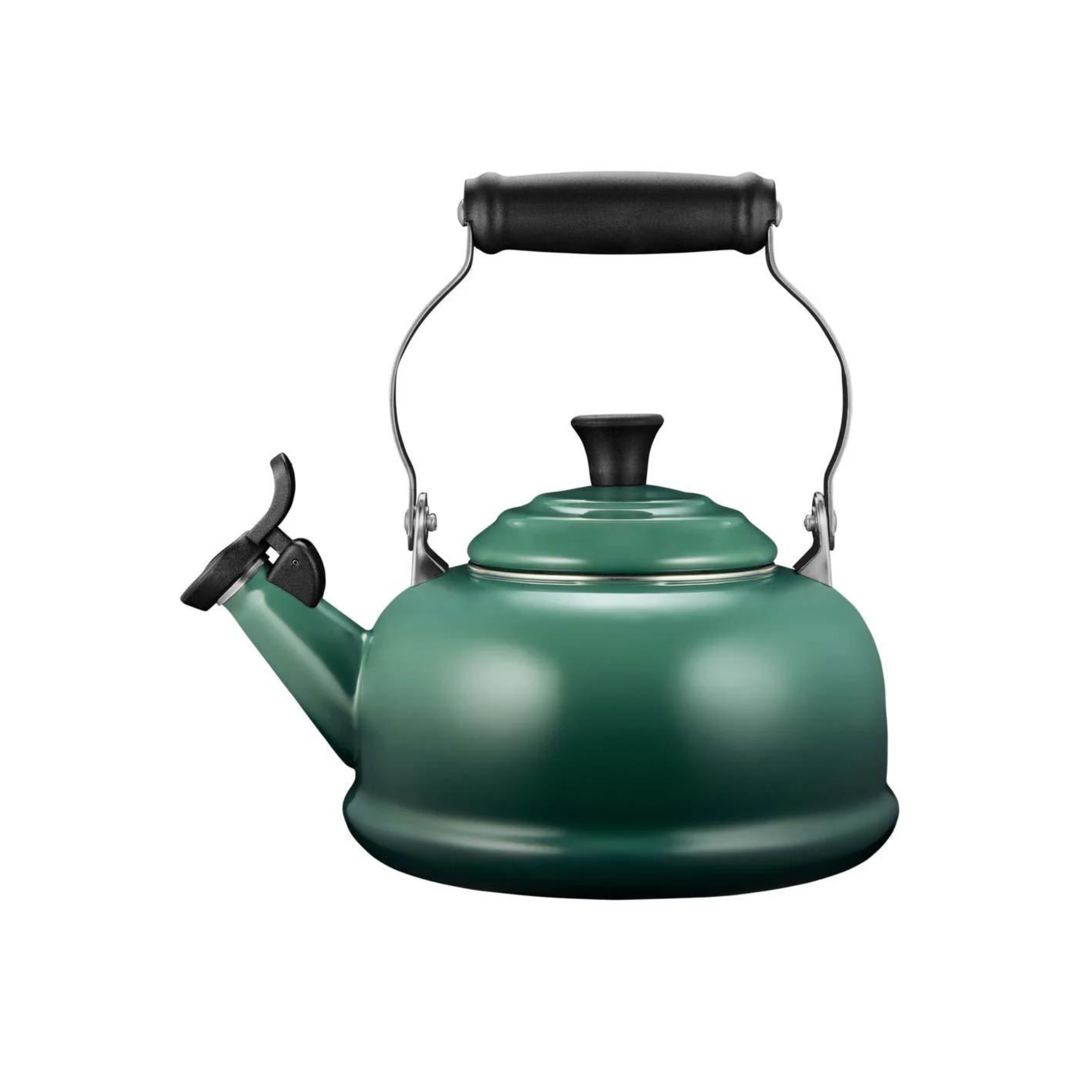 LE CREUSET Classic Whistling Tea Kettle 1.6L (54 oz) - Enameled Cast Iron Stovetop Kettle for Tea, Coffee & Hot Water - Perfect for Home Kitchen, Office & Outdoor Use