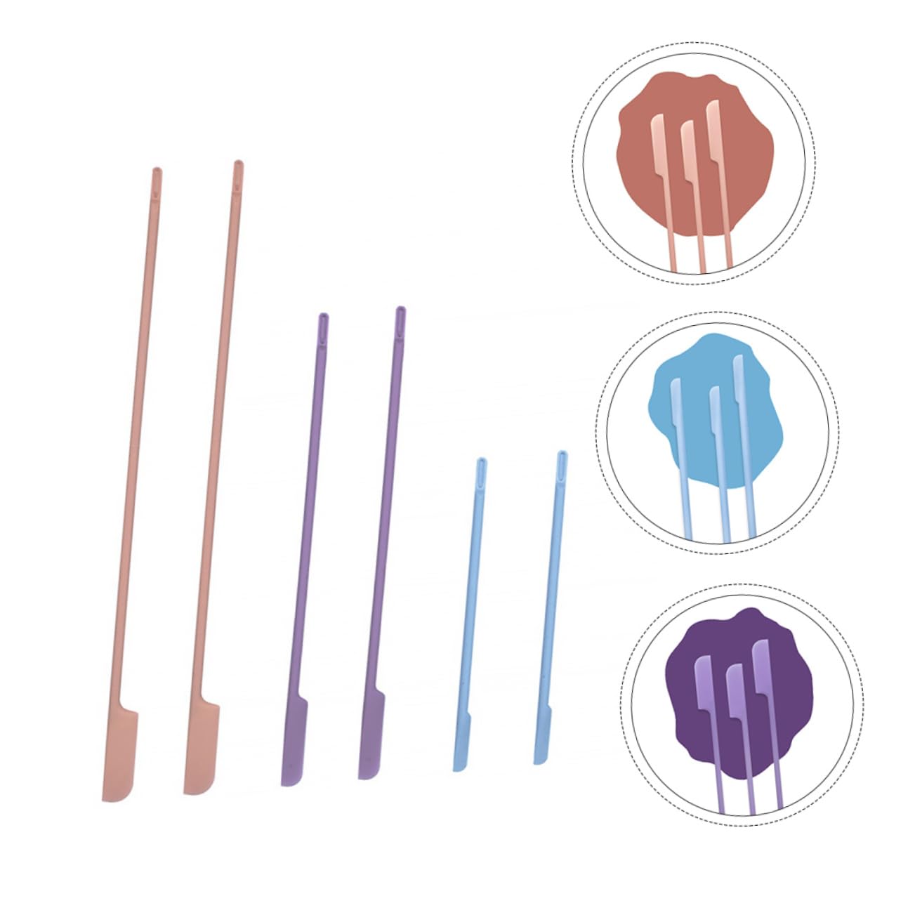 Premium Silicone Lotion Spatula - Beauty Scraper for Cosmetics & Skincare - Perfect for Jars, Bottles & Tubes - Hand Lotion Applicator Set for Efficient Product Use