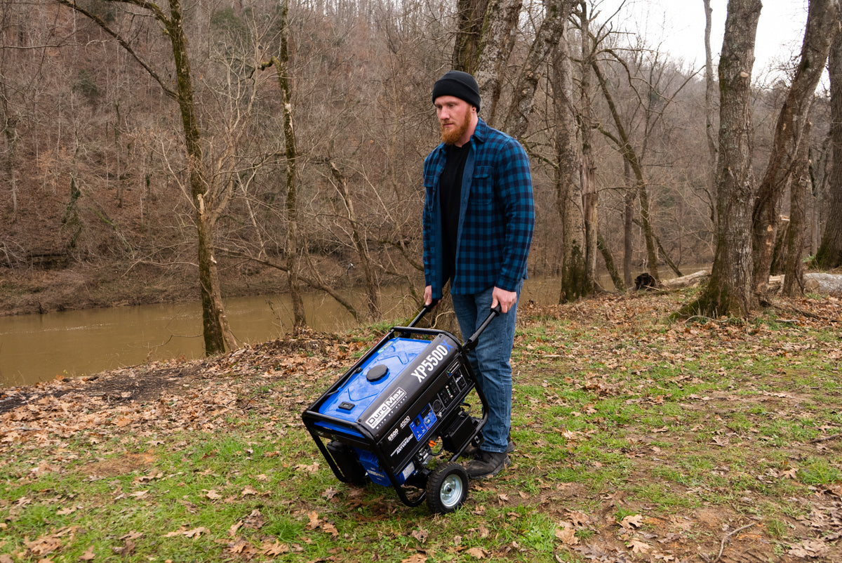 5500W Portable Gasoline Generator with CO Alert - Reliable Backup Power for Home, Camping & Outdoor Emergencies