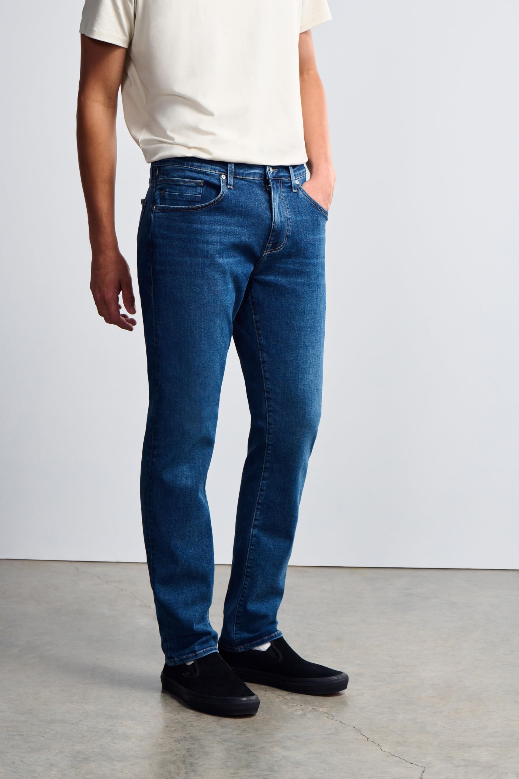 Ride Men's Slim Fit Regular Rise Jeans - Comfortable & Stylish Denim for Casual Wear & Everyday Outfits