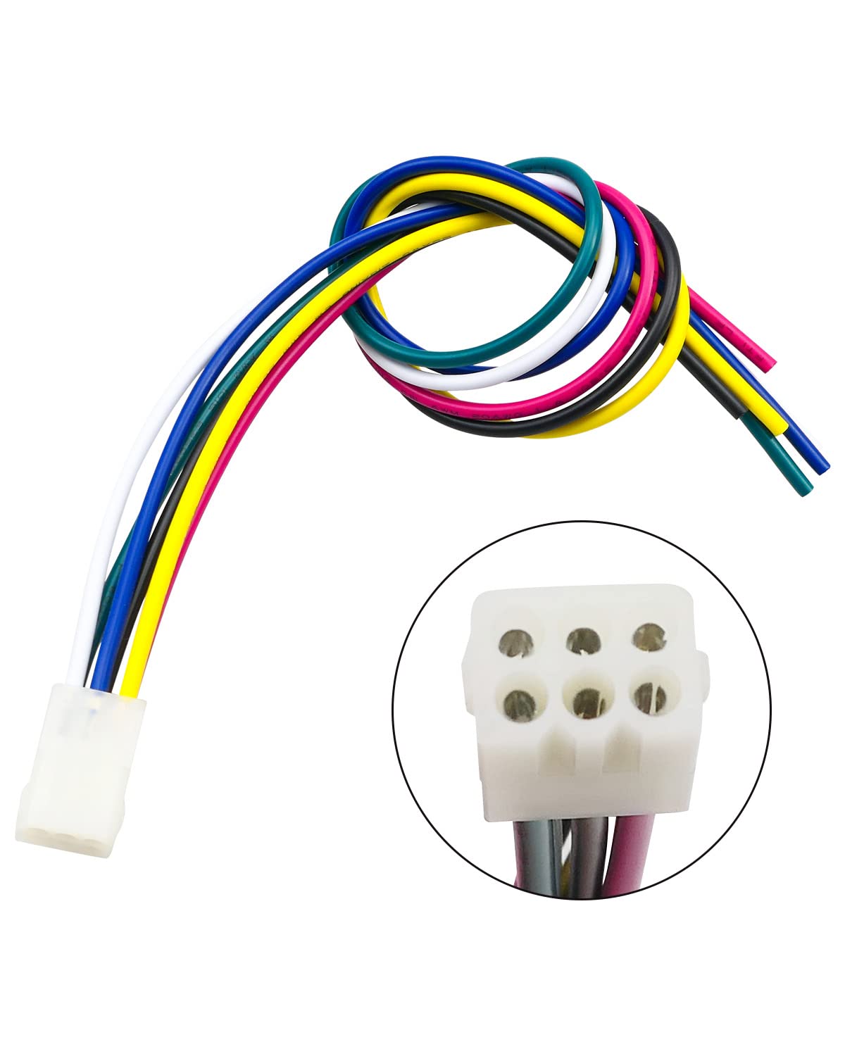 27070 6 Pin Control Harness Repair Kit for Western Fisher Snow Plow - Replacement Wiring Harness Plug & Controller Repair - Perfect for Winter Snow Removal & Truck Maintenance