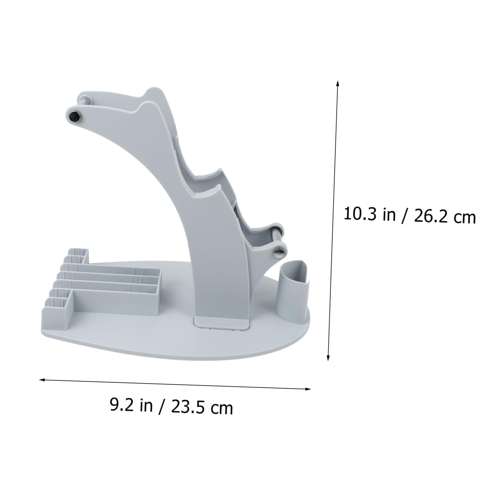 1PC White Multifunctional Storage Bracket - Controller Holder, Headphone Stand, Game Accessory Organizer, Phone & CD Storage - Perfect for Gaming Setup & Home Office Organization - Uonlytech