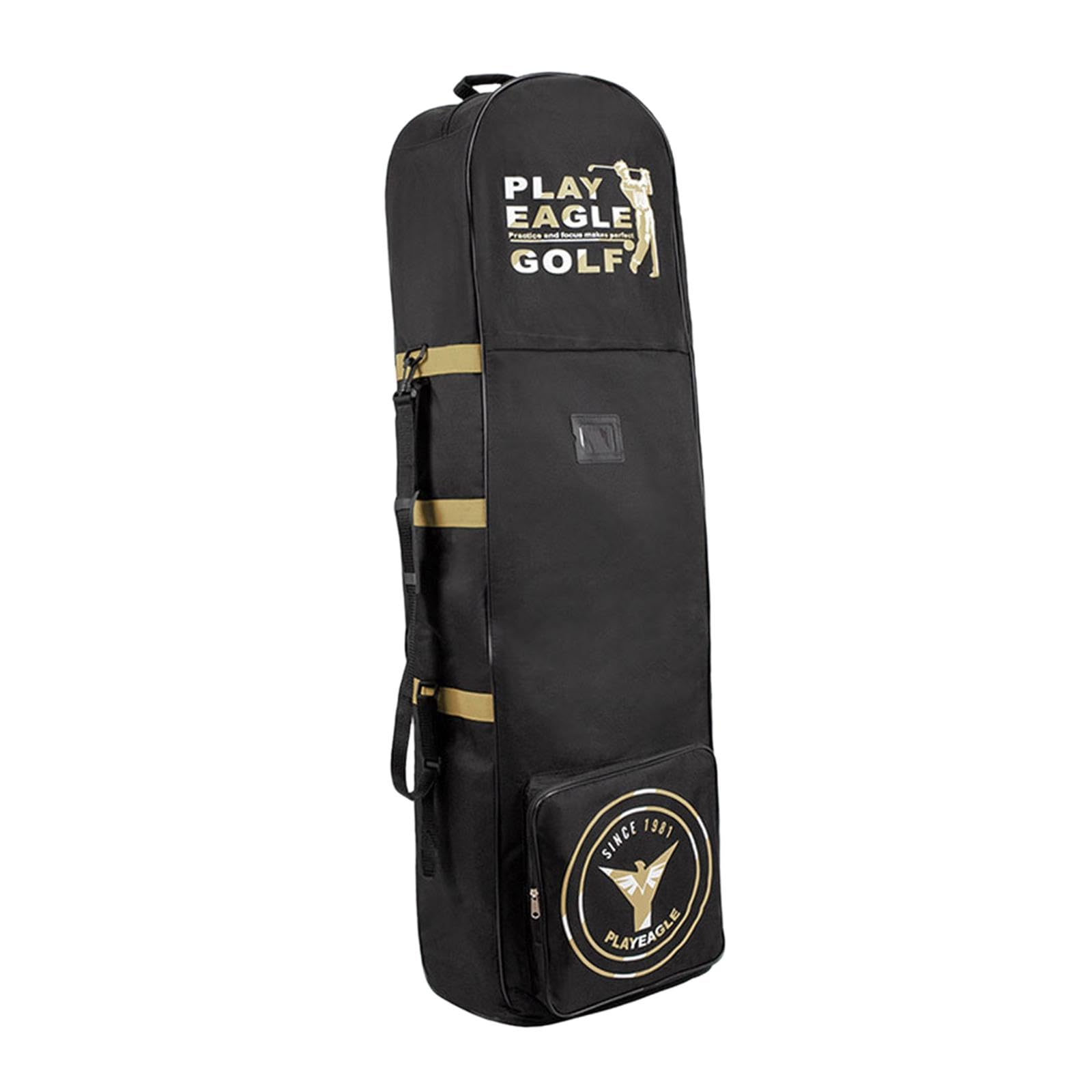 Rockible Golf Travel Bag for Airlines – Portable Oxford Zipper Golf Club Case with Wheels | Durable Golf Club Cover Organizer for Traveling Players | Perfect for Airline Travel & Golf Vacations