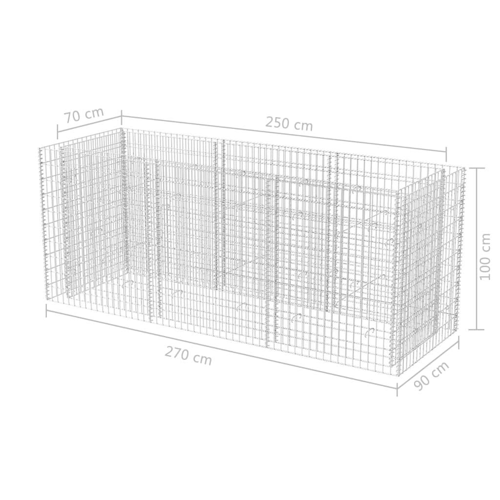 Gabion Raised Bed Steel 106.3