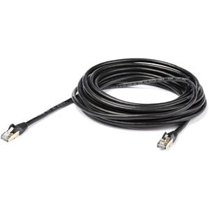 Premium 7m CAT6a Ethernet Cable - Black, RJ45 Snagless Connectors, STP Shielded Network Cord, Pure Copper Wire (6ASPAT7MBK) - Ideal for Gaming, Streaming & Office Networks