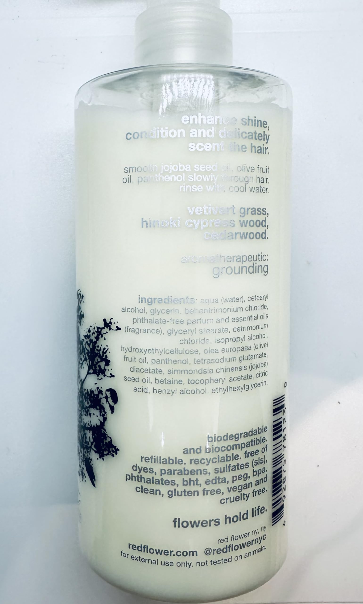 Red Flower Wanderlust Smoothing Hair Conditioner - Hydrating & Repairing for Dry, Damaged Hair - Perfect for Travel, Daily Use & Salon-Quality Results at Home