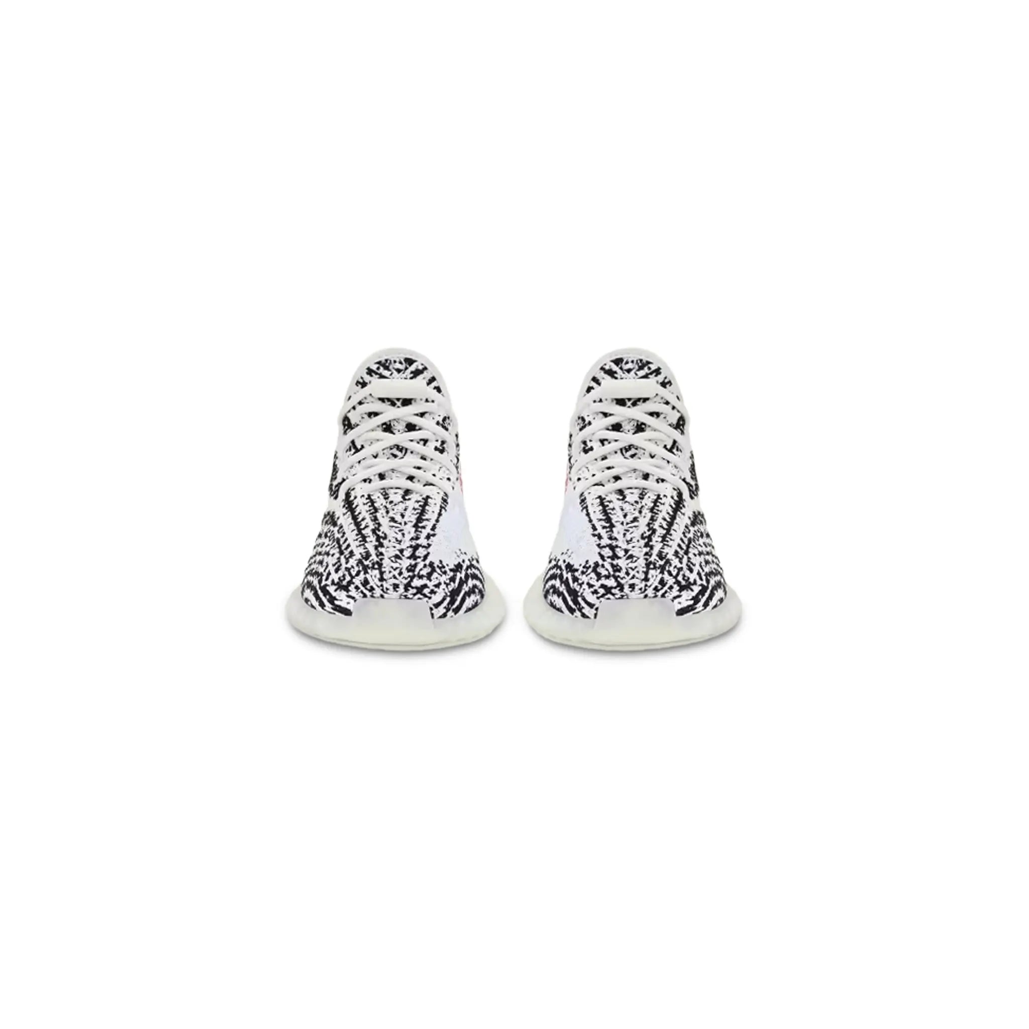 Adidas Yeezy Boost 350 V2 Kids Sneakers - Zebra Stripe White Black Running Shoes (2024) | Comfortable Lightweight Athletic Shoes for Boys Girls | Perfect for School, Sports & Daily Wear