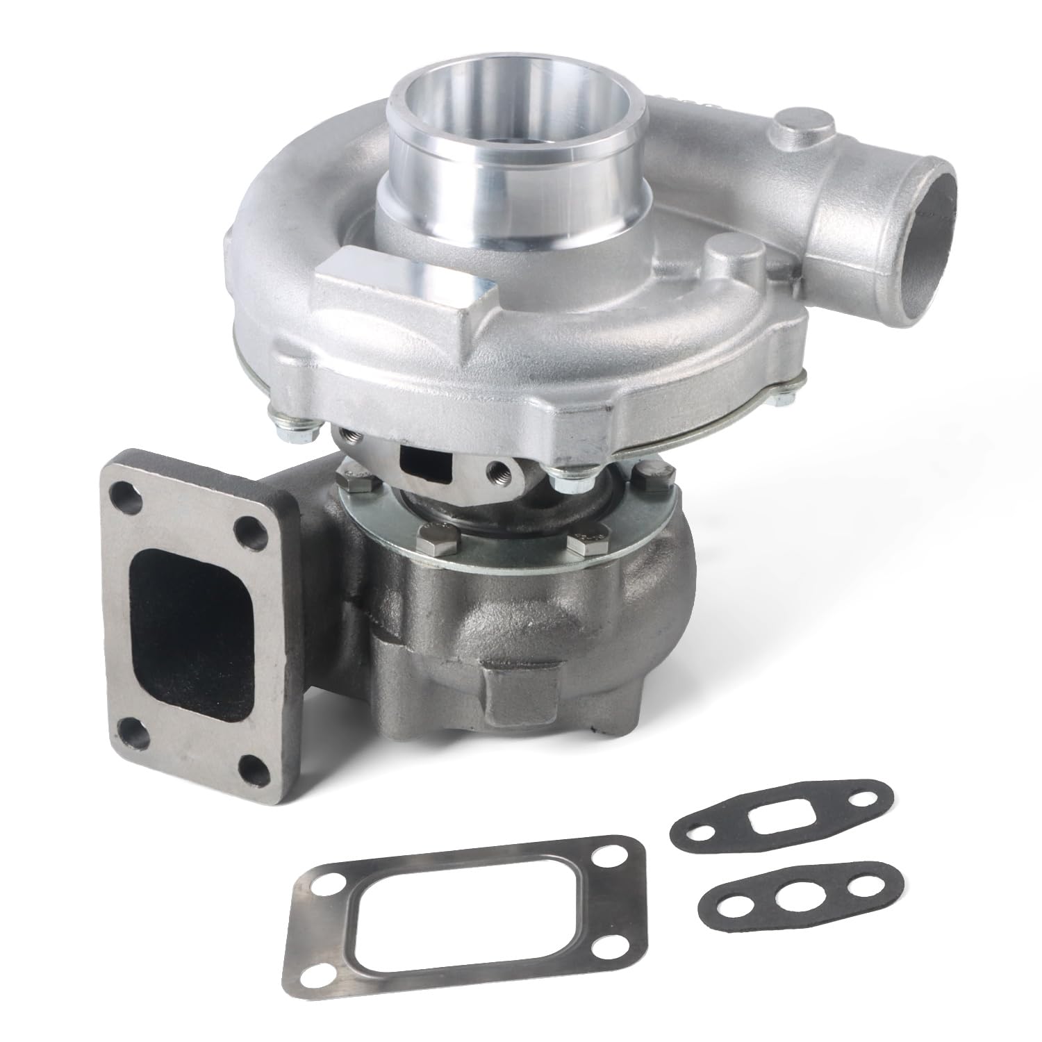 High-Performance Turbocharger Kit with Gaskets - Compatible with T04E T3/T4 0.57 A/R 48.1 TRIM 400+HP Boost Stage III Charger - Replacement for 1.5L-2.5L Engines - Perfect for Racing, Tuning & Performance Upgrades