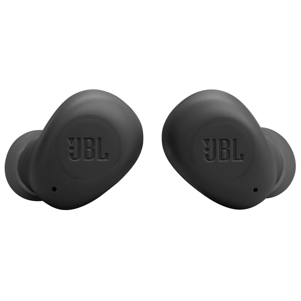 JBL Vibe Buds True Wireless Bluetooth Earbuds - Black (Renewed Like New) | Noise Cancelling, 32H Battery, IP54 Waterproof for Gym, Running & Commuting