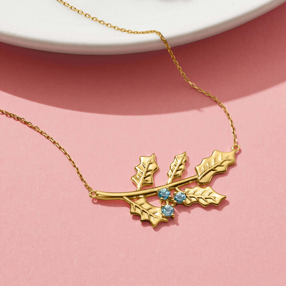 Gold Birth Flower Lotus Pendant Necklace - Spiritual Jewelry for Women | Meaningful Gift for Birthday, Meditation & Yoga | JP907