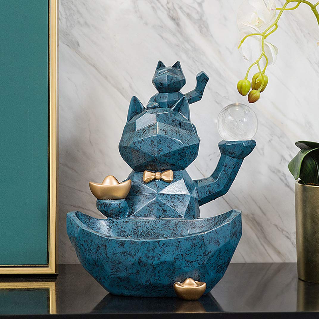 PANRODO Resin Animal Figurine Storage Box - Lion, Dog, Monkey, Cat Statue for Home Decor, Indoor Ornament & Gift | Perfect for Living Room, Bedroom, Office Display