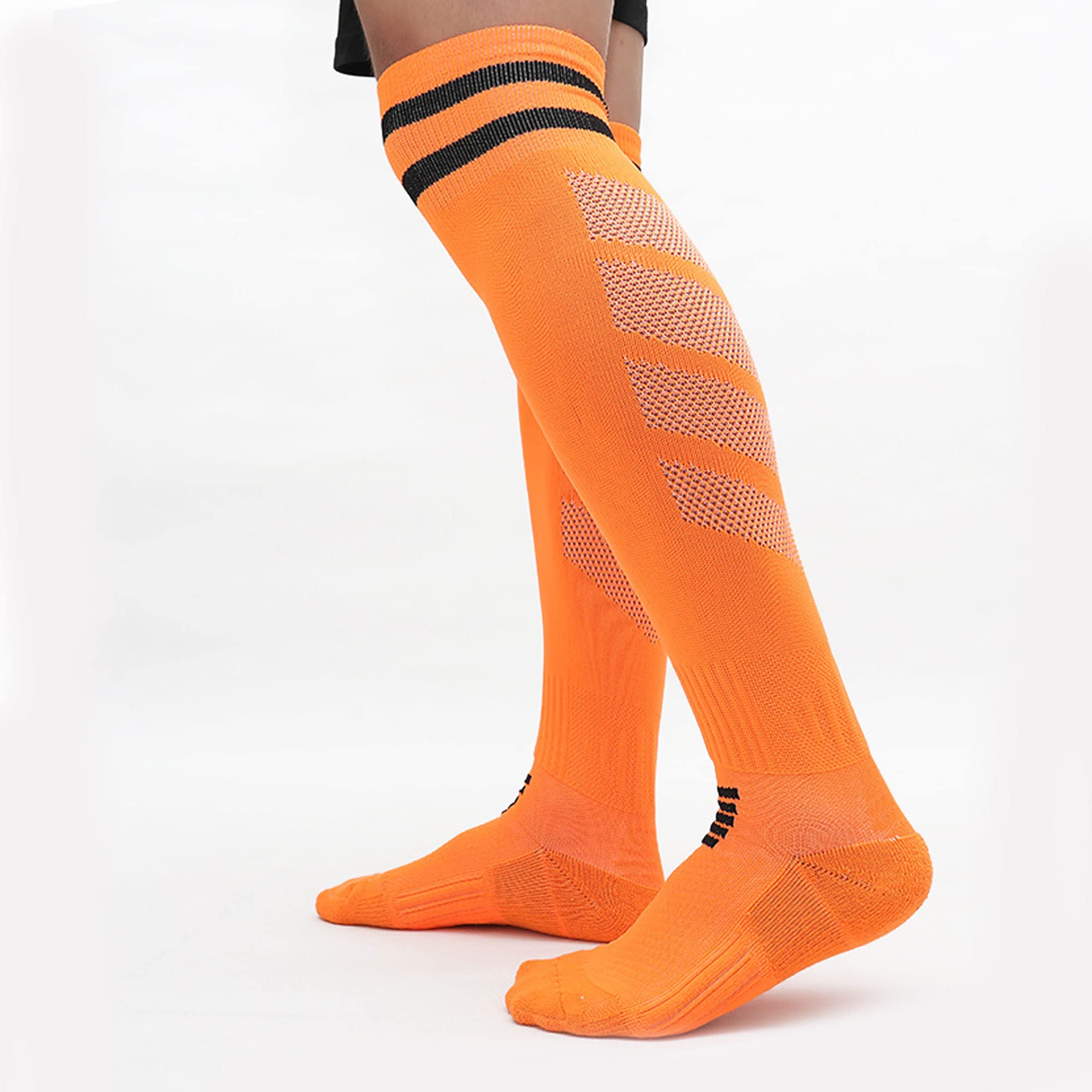 Best High Tube Football Socks for Men & Kids - Thickened Terry Bottom Long Knee Socks for Soccer, Sports & Outdoor Activities - Perfect for Training, Games & Casual Wear